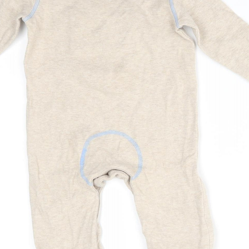 George Baby Beige   Babygrow One-Piece Size 9-12 Months
