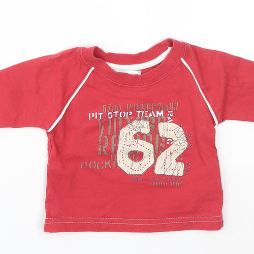 Early days Baby Red   Basic T-Shirt Size 0-3 Months