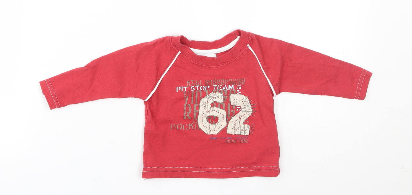 Early days Baby Red   Basic T-Shirt Size 0-3 Months