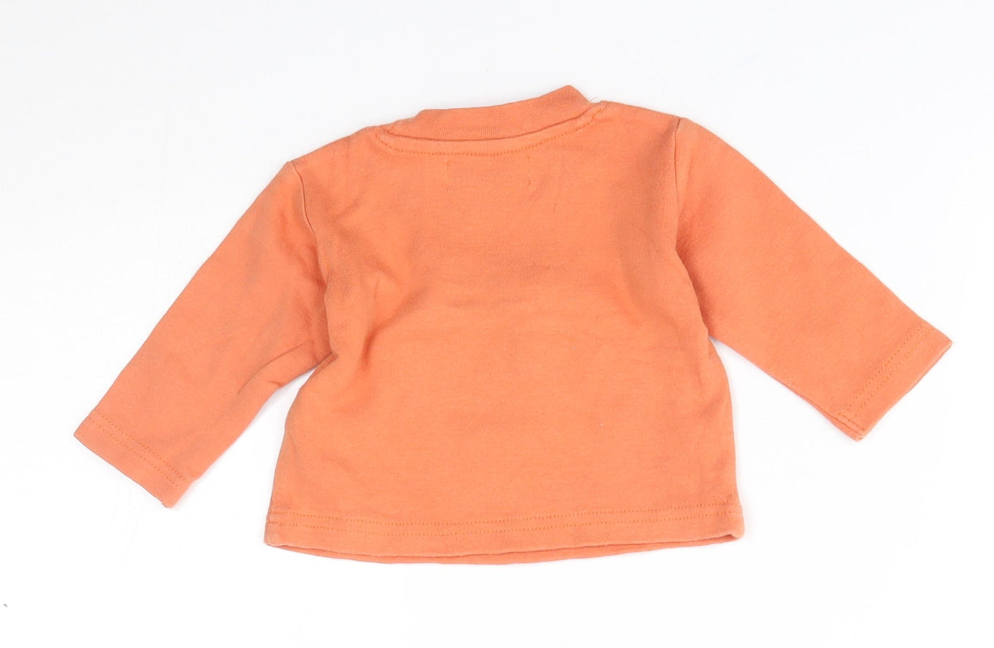 early days Baby Orange   Basic T-Shirt Size 0-3 Months  - choo choo