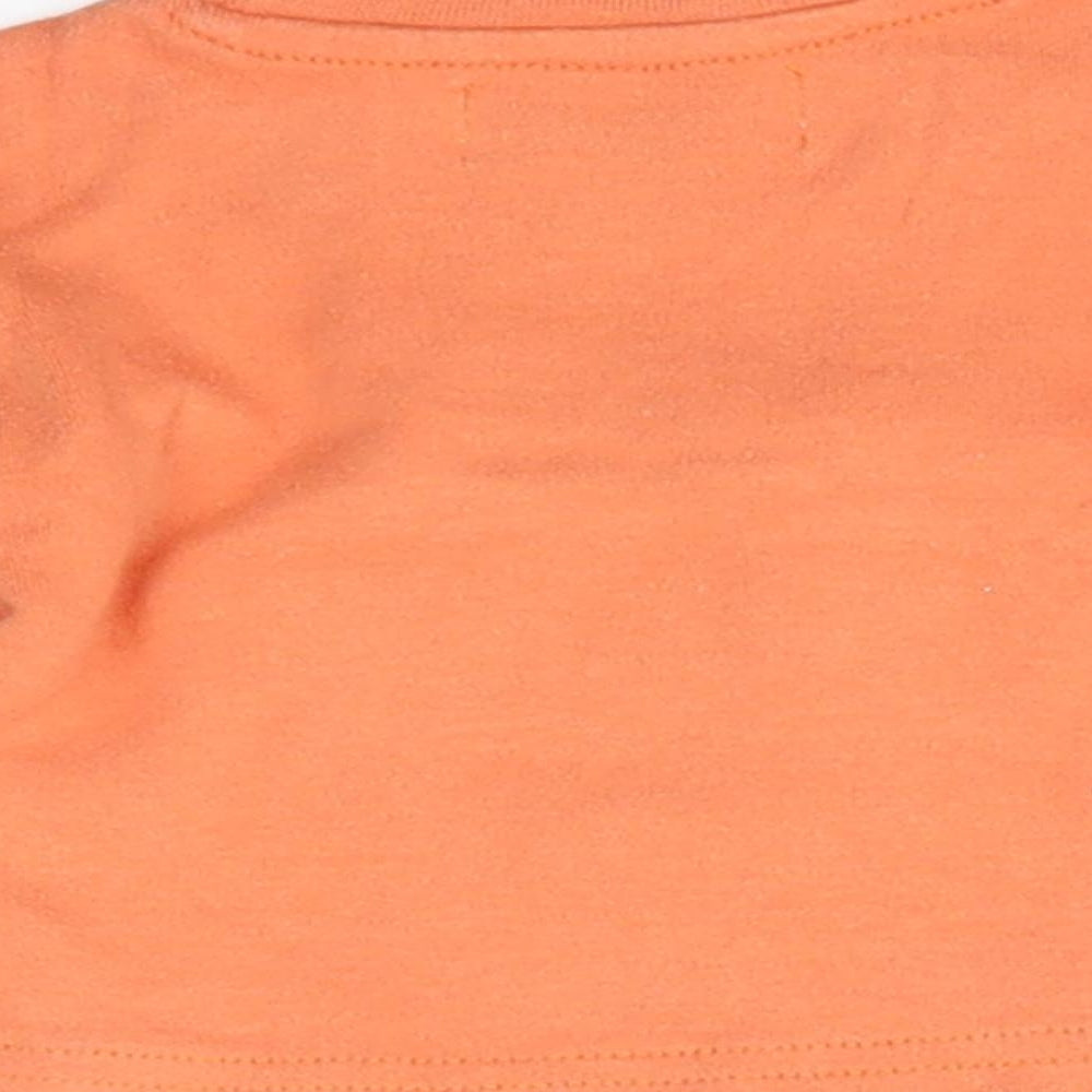 early days Baby Orange   Basic T-Shirt Size 0-3 Months  - choo choo