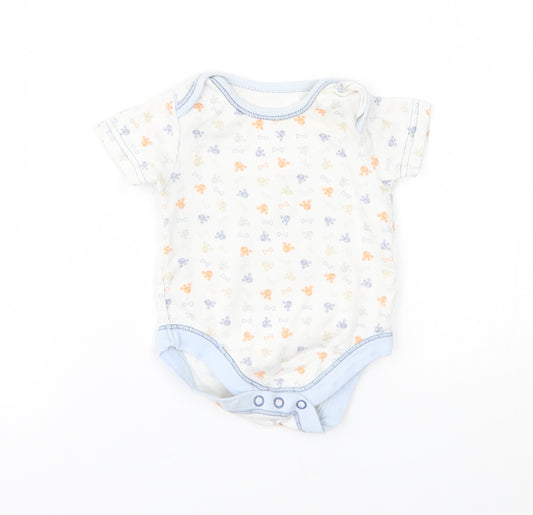Baby Baby White   Babygrow One-Piece Size 0-3 Months  -