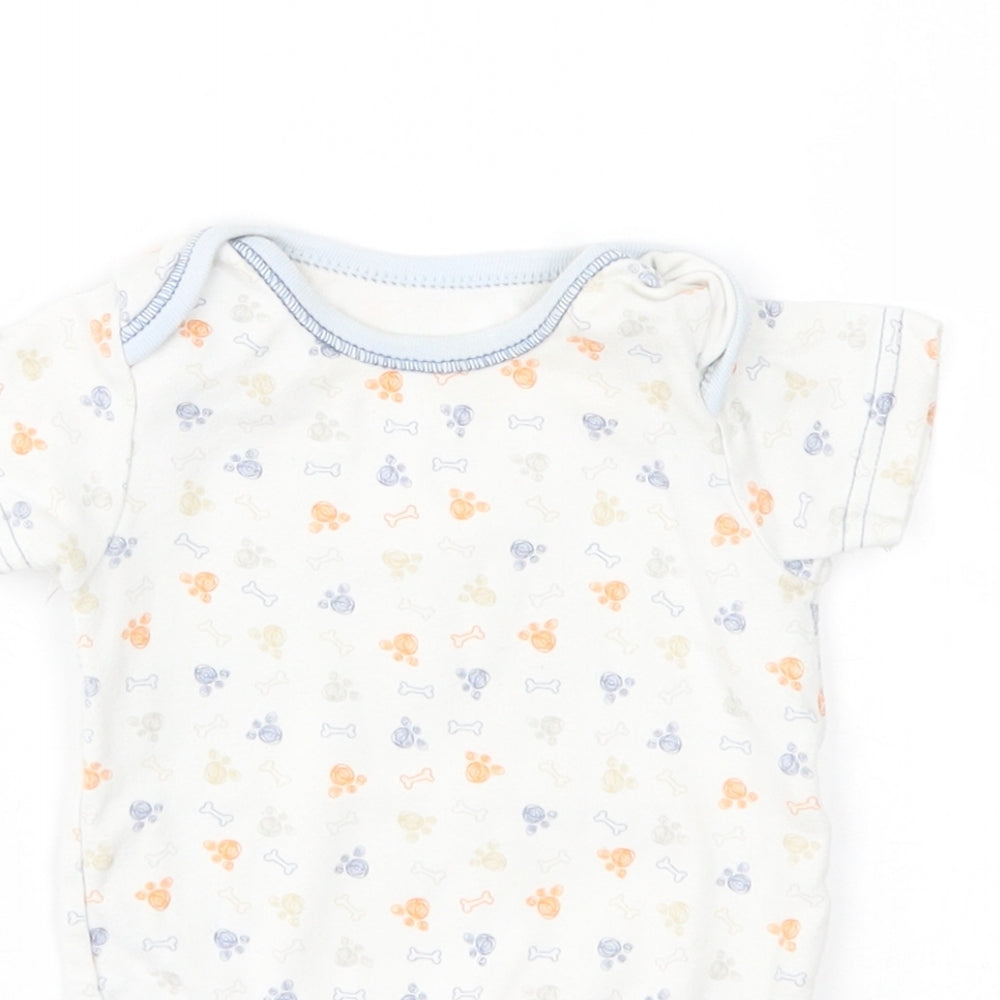 Baby Baby White   Babygrow One-Piece Size 0-3 Months  -