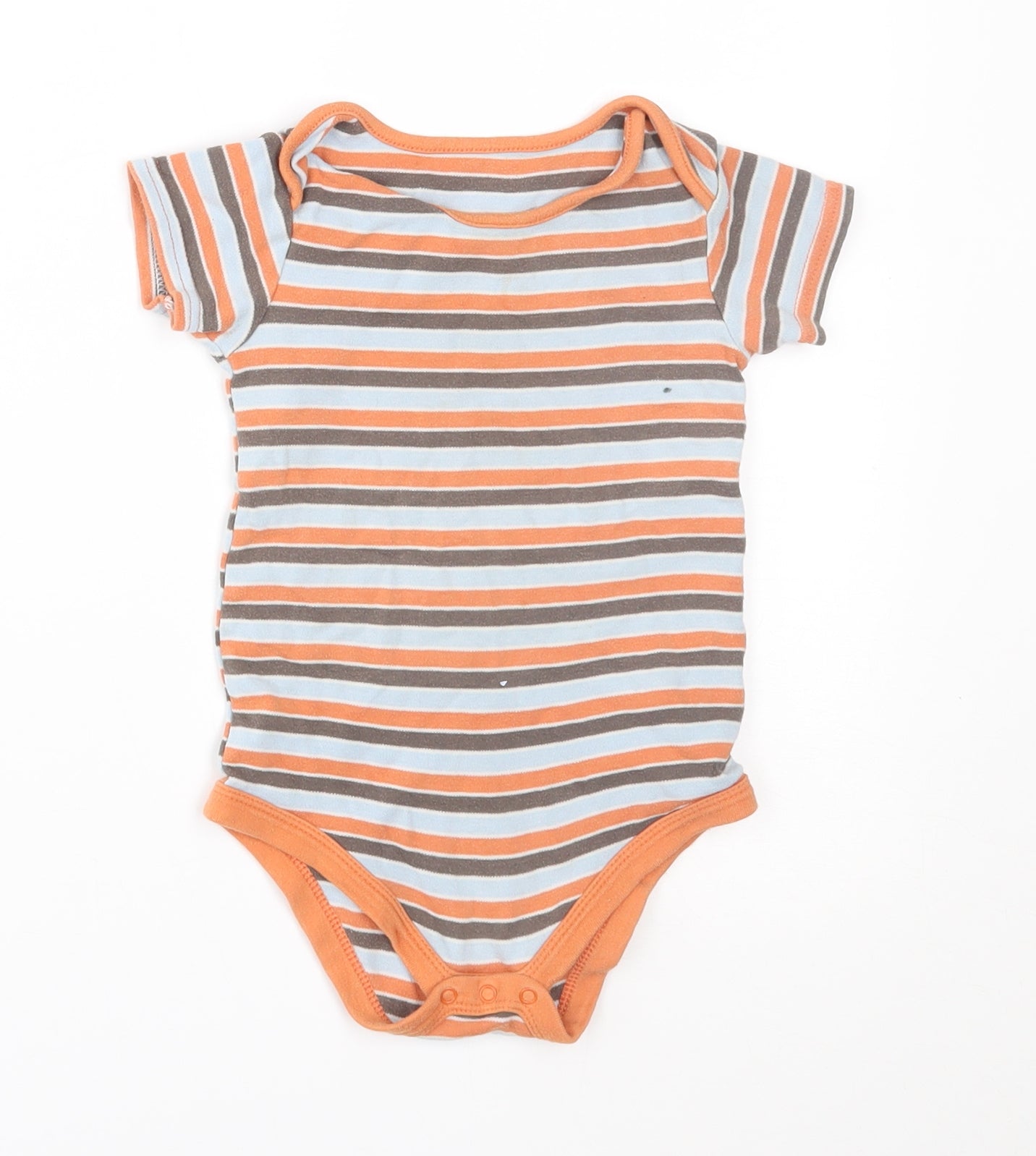 TU Baby Orange Striped  Babygrow One-Piece Size 18-24 Months