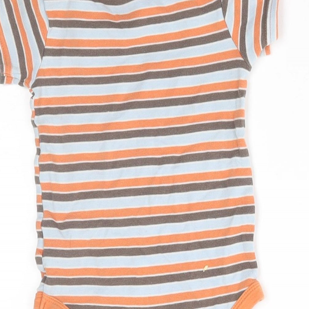 TU Baby Orange Striped  Babygrow One-Piece Size 18-24 Months
