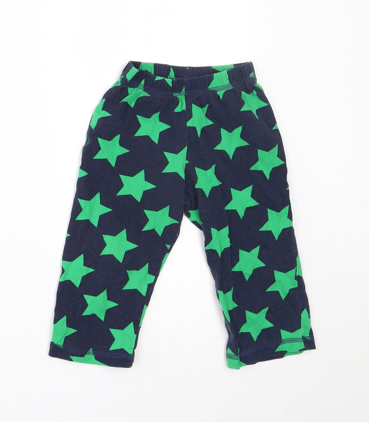 George Baby Black Pyjama Pants Size 18-24 Months - star pattern
