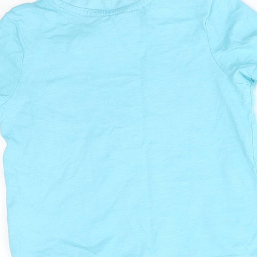 George Baby Blue   Basic T-Shirt Size 18-24 Months  - surfs up dude