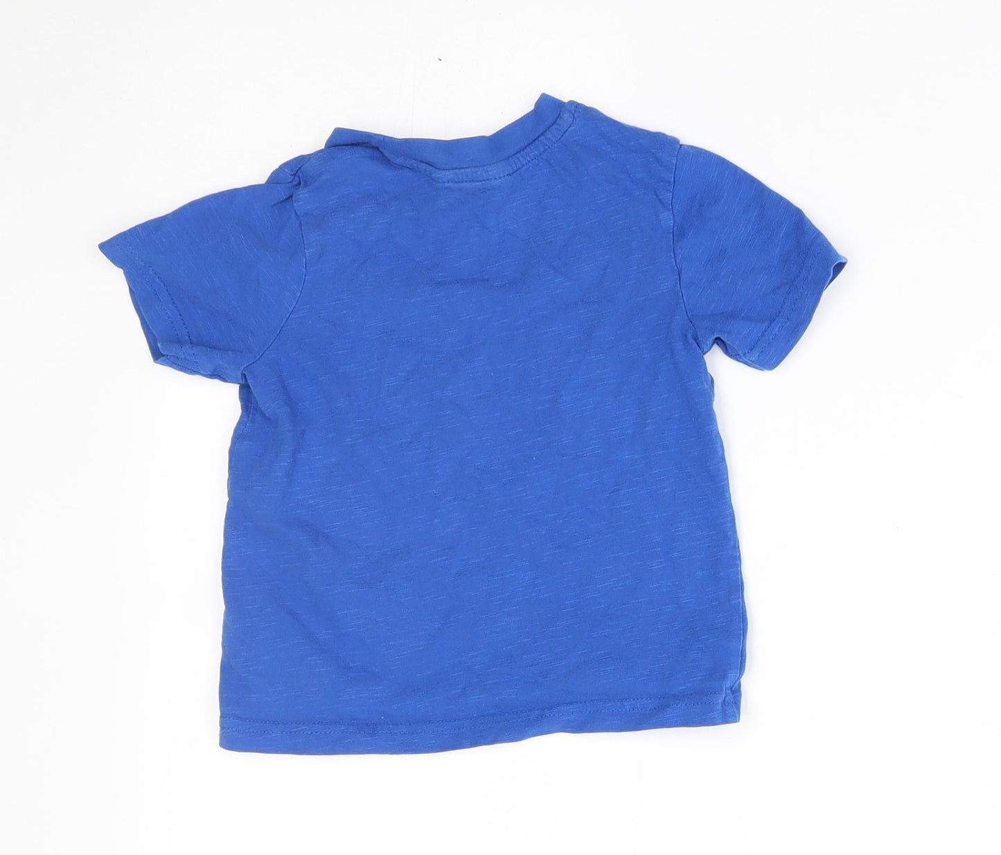 George Baby Blue   Basic T-Shirt Size 18-24 Months  - #littleman