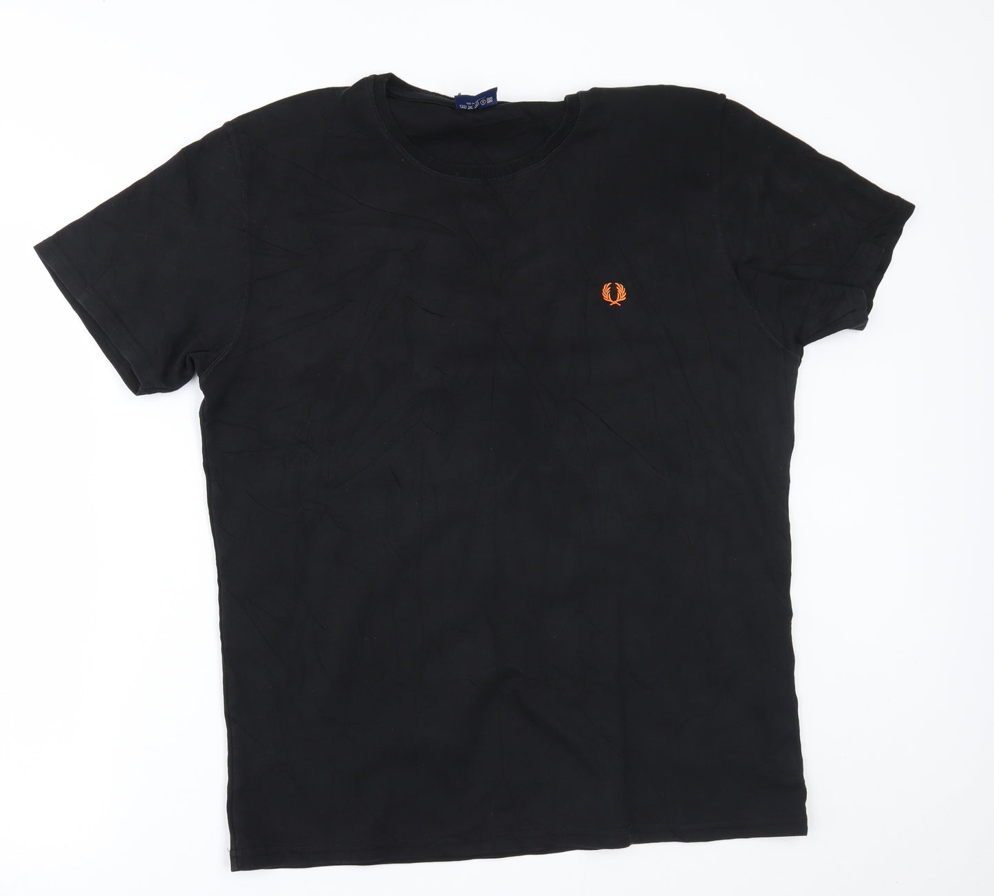 Fred Perry Mens Black    T-Shirt Size XL