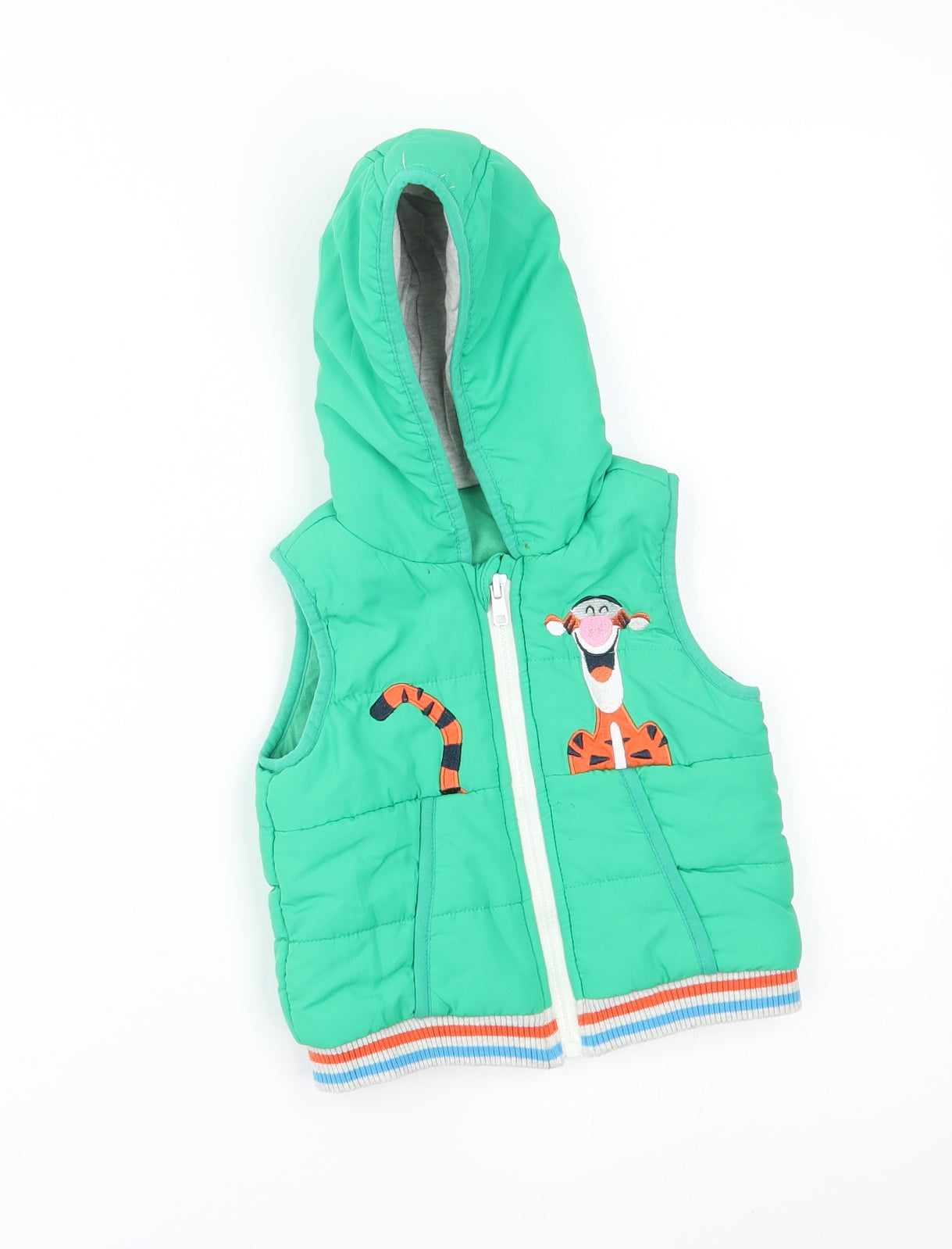 George Baby Green   Gilet Coat Size 9-12 Months  - tigger
