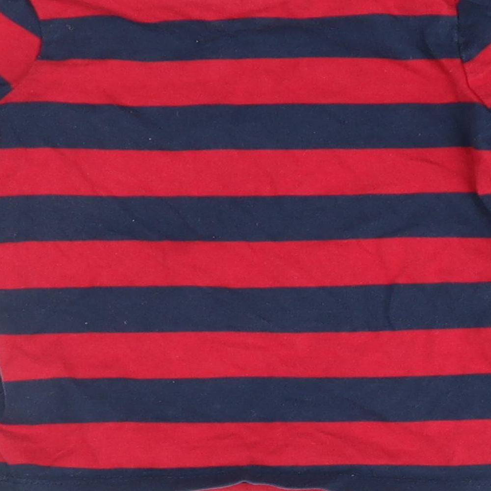 George Baby Red Striped  Basic T-Shirt Size 9-12 Months