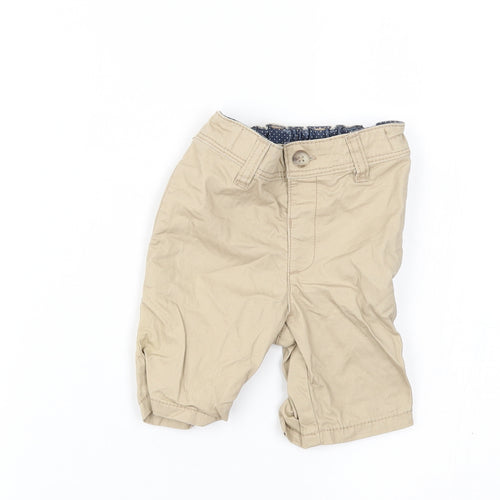Matalan Baby Beige   Cropped Trousers Size 9-12 Months  - shorts