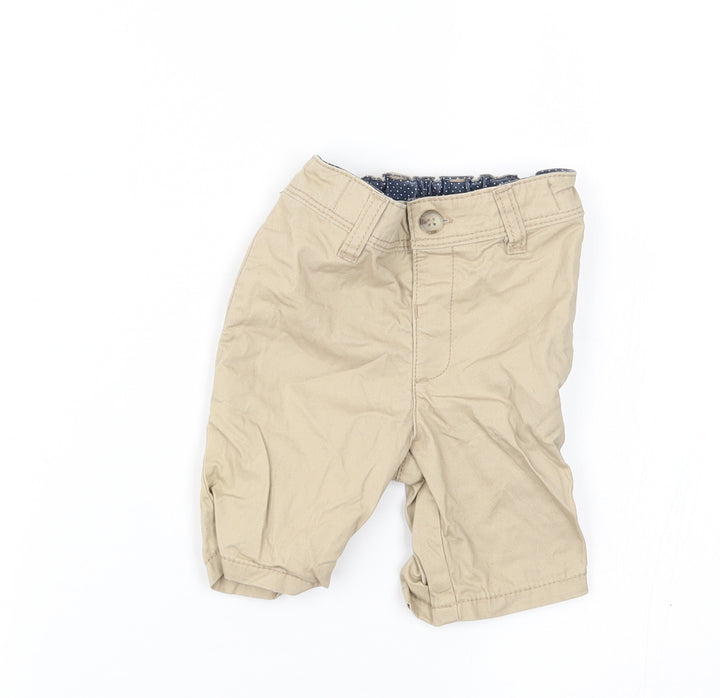 Matalan Baby Beige Cropped Trousers Size 9-12 Months - shorts