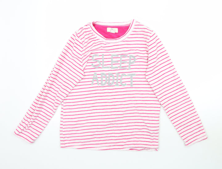 Love to lounge Womens Pink Polka Dot  Top Pyjama Top Size 6