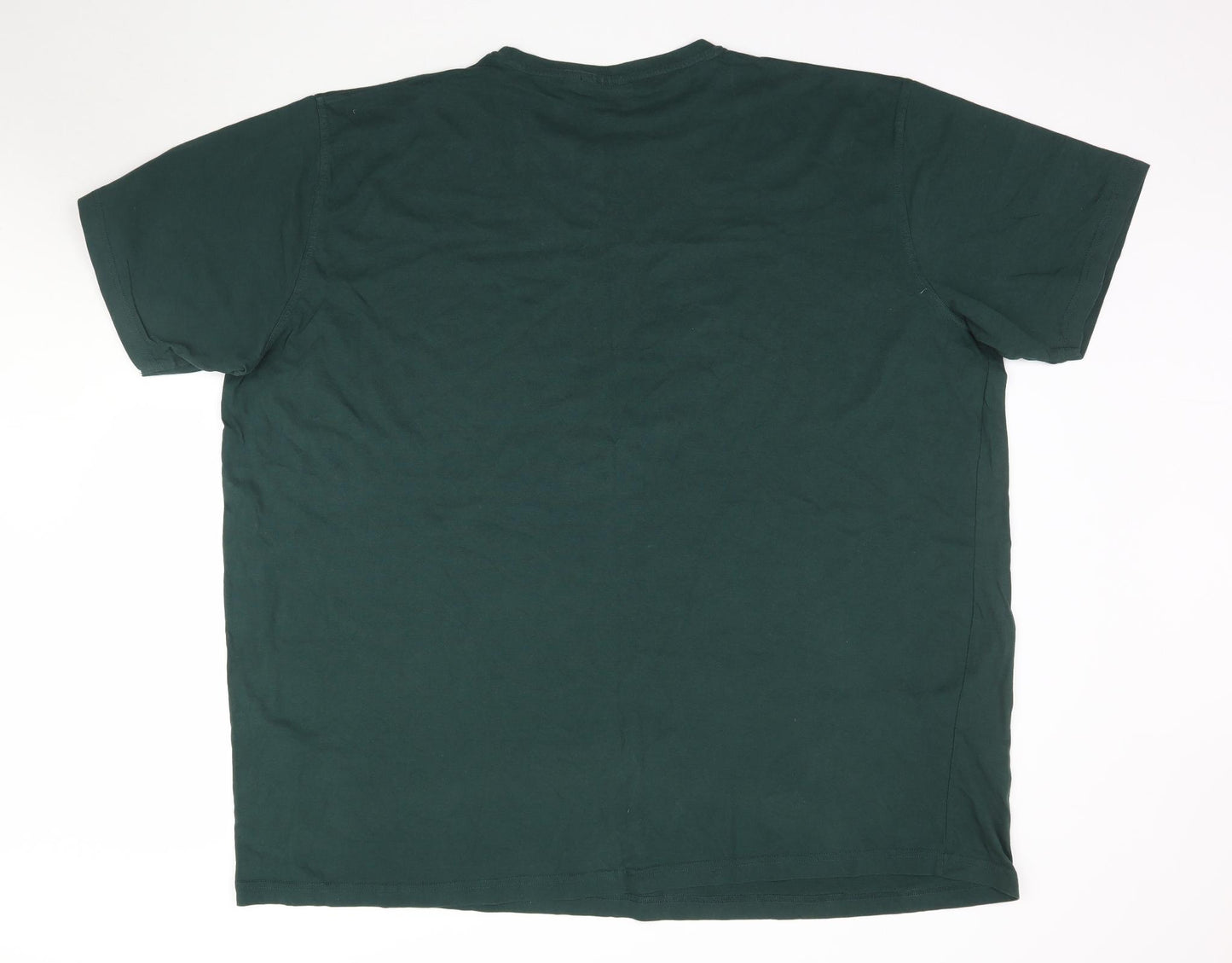 bigteeshirt.co.uk Mens Green    T-Shirt Size 4XL