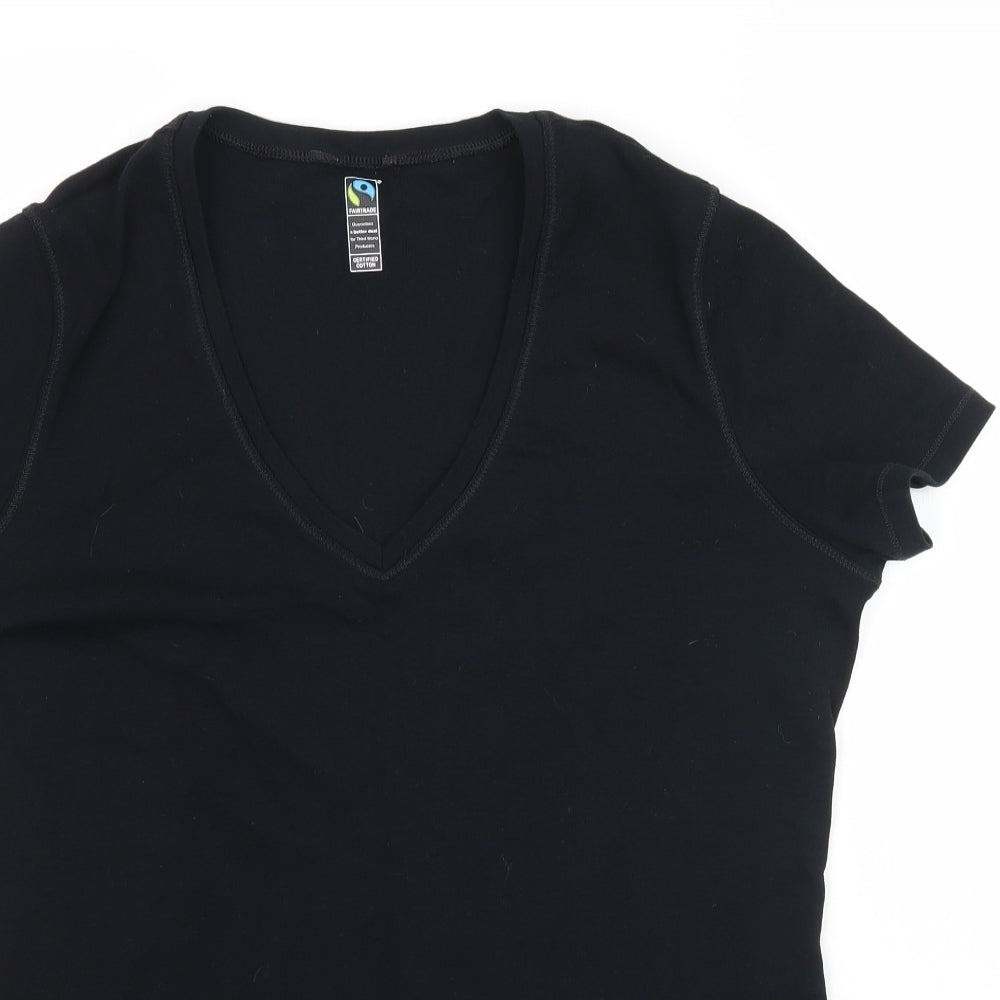 Marks and Spencer Womens Black   Basic T-Shirt Size 20