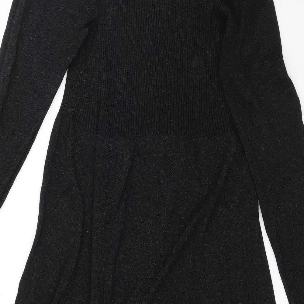 TU Womens Black   Fit & Flare  Size 14