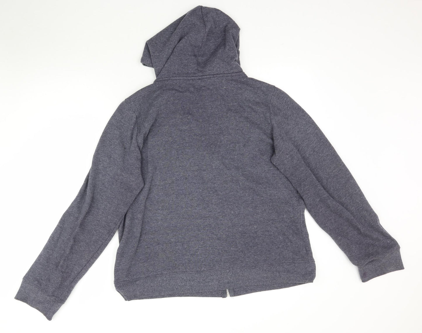 rock & Rags Womens Grey   Full Zip Hoodie Size L