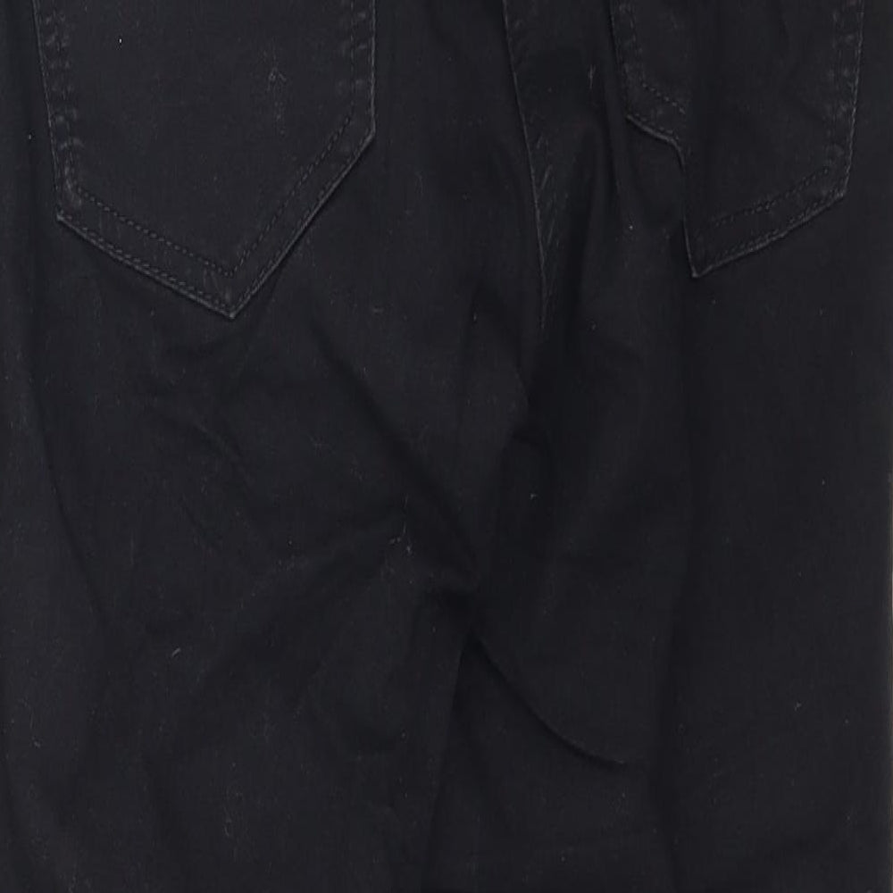 George Womens Black  Denim Capri Jeans Size 10 L22 in