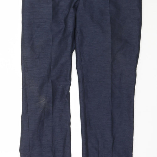 Matalan Mens Blue    Suit Trousers Size 34 L31 in