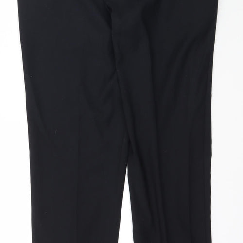 Burton Mens Black    Suit Trousers One Size L32 in