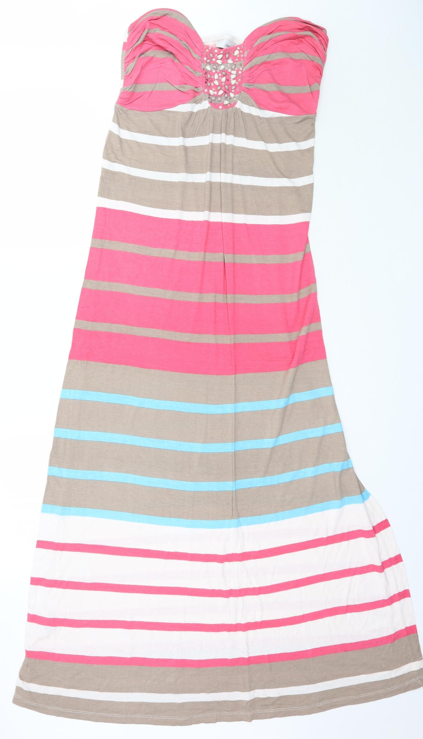 NEXT Womens Multicoloured Striped  Maxi  Size 14