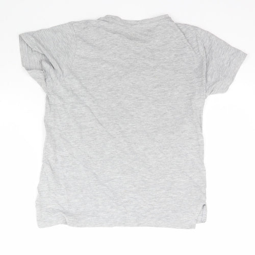 Matalan Boys Grey   Basic T-Shirt Size 11 Years