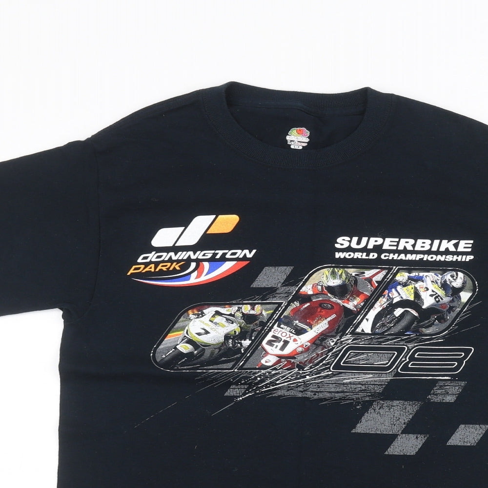 Fruit of the Loom Mens Blue    T-Shirt Size S