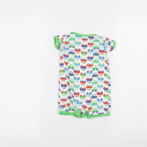Mini Club Baby White   Babygrow One-Piece Size 3-6 Months