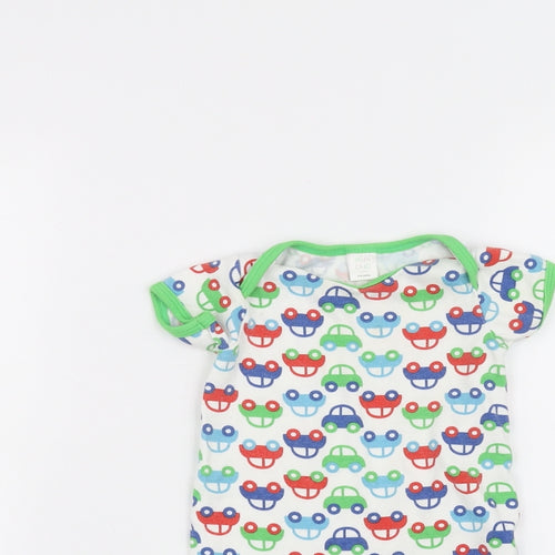 Mini Club Baby White   Babygrow One-Piece Size 3-6 Months