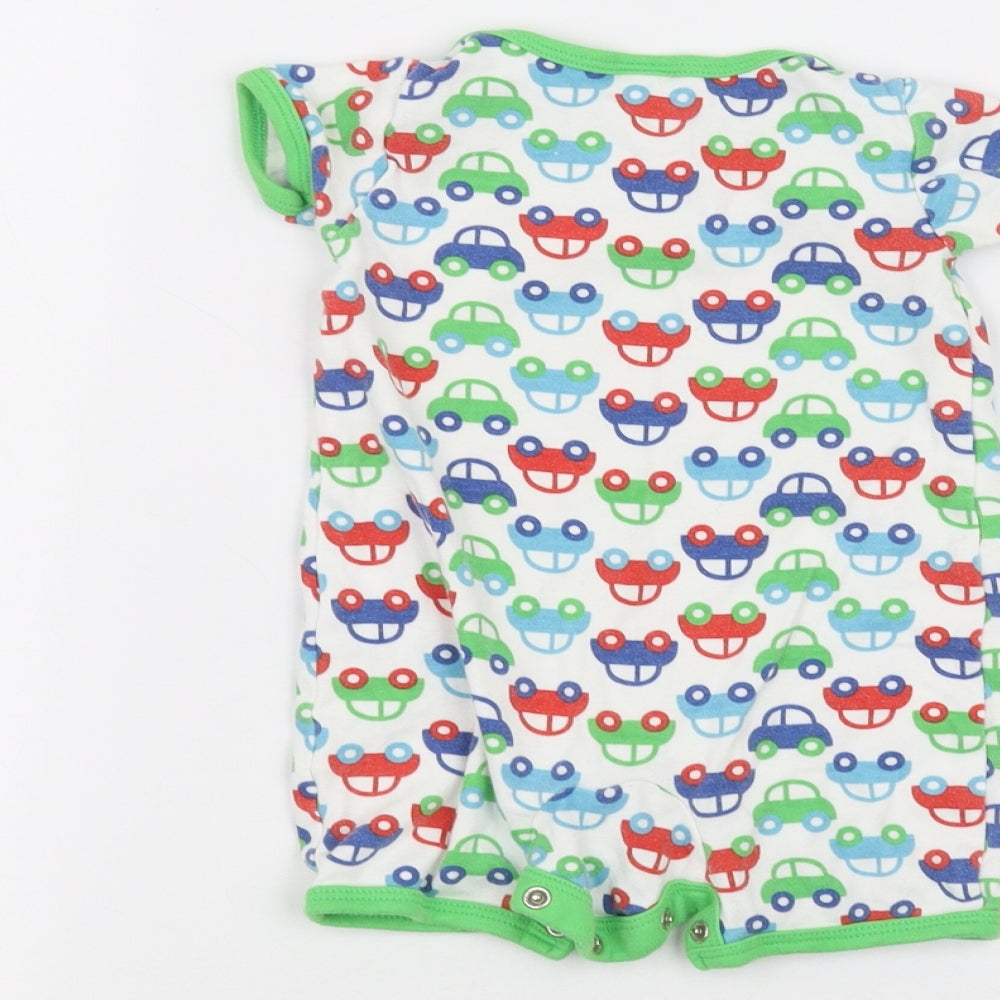 Mini Club Baby White   Babygrow One-Piece Size 3-6 Months
