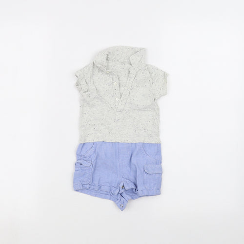 TU Baby White   Babygrow One-Piece Size 3-6 Months