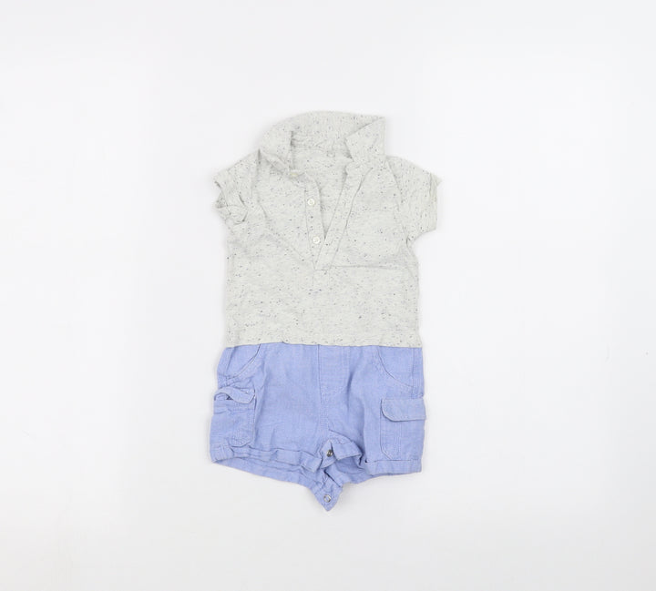 TU Baby White Babygrow One-Piece Size 3-6 Months