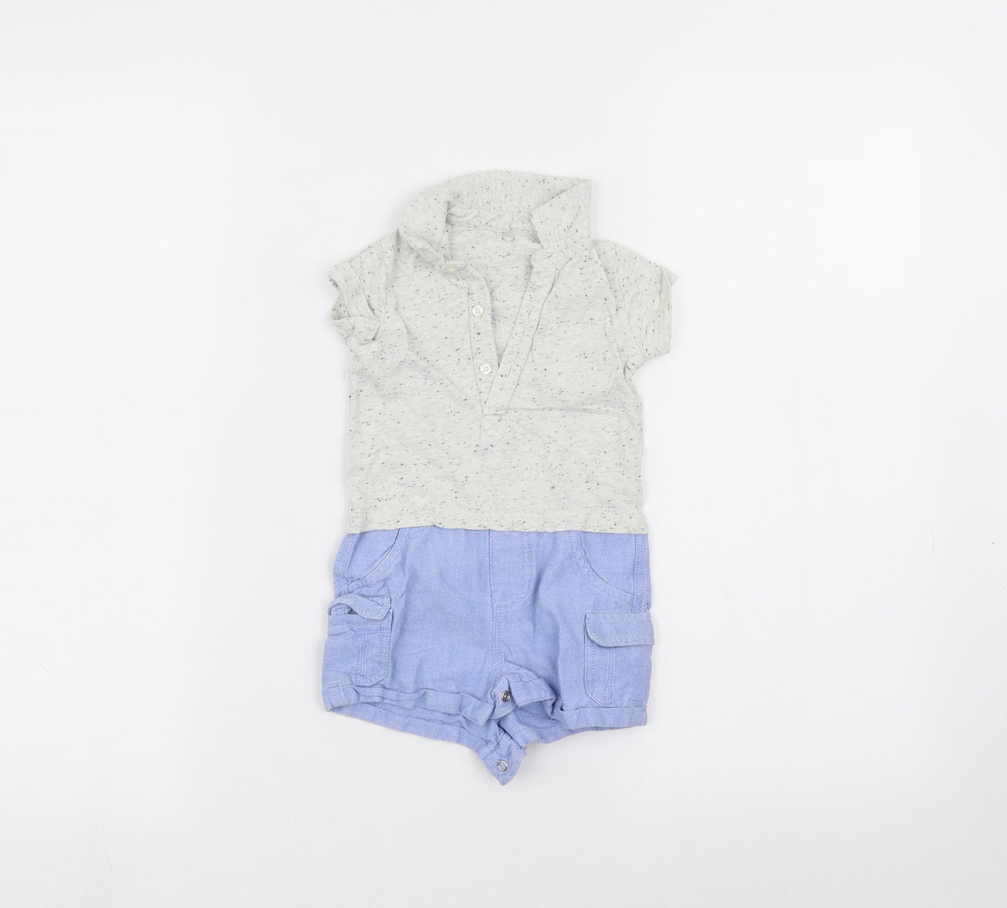 TU Baby White   Babygrow One-Piece Size 3-6 Months