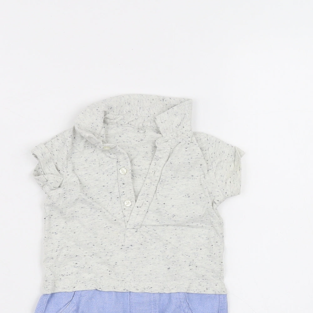 TU Baby White   Babygrow One-Piece Size 3-6 Months
