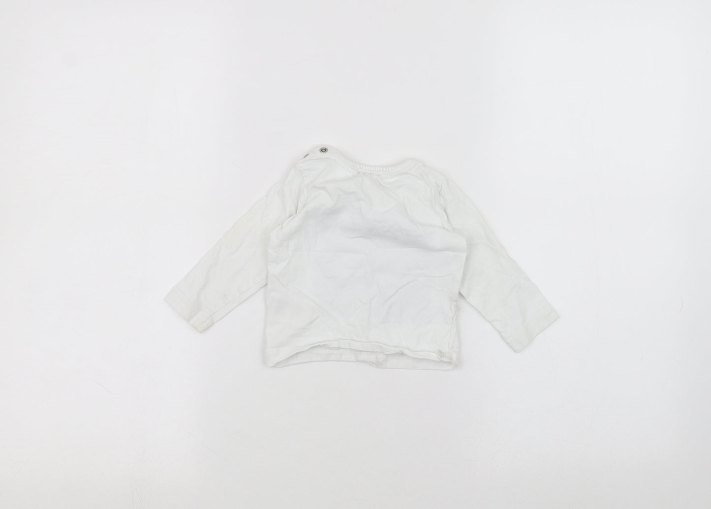 Mothercare Baby White   Basic T-Shirt Size 3-6 Months