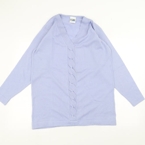 extra Womens Blue   Pullover Jumper Size 14