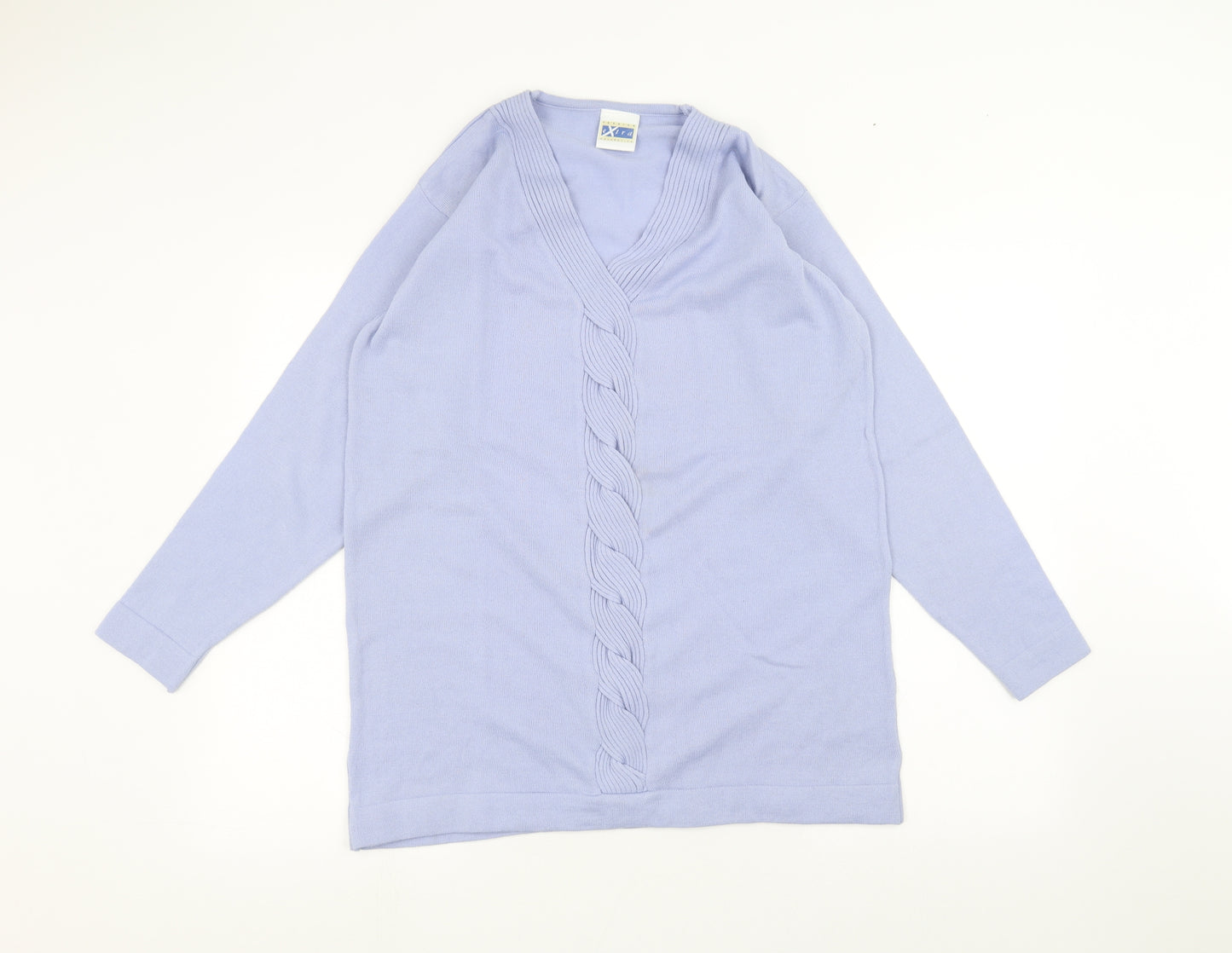 extra Womens Blue   Pullover Jumper Size 14