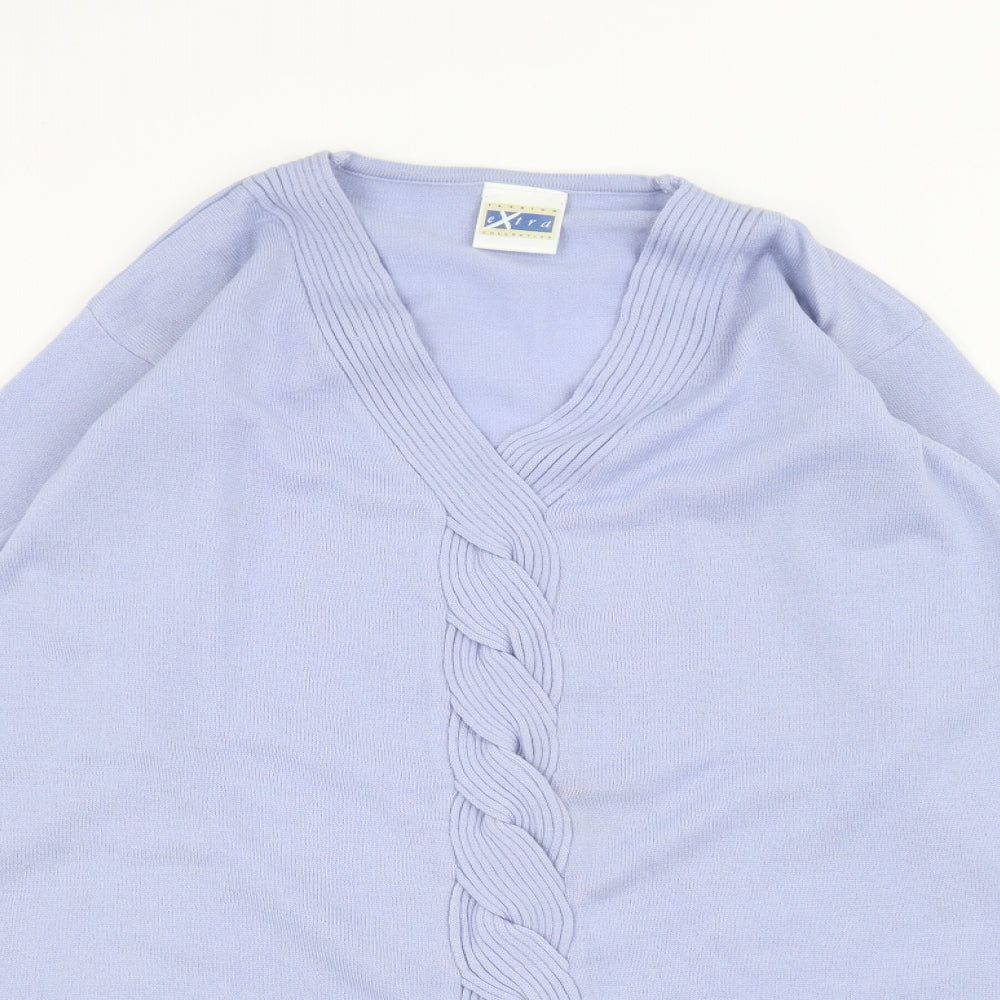 extra Womens Blue   Pullover Jumper Size 14