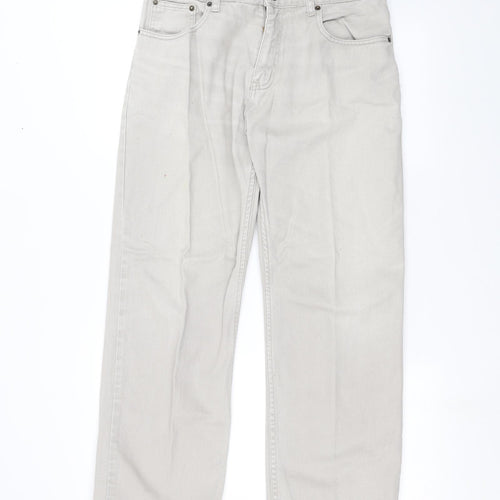 Kensington Womens Grey   Straight Jeans Size 34 in L20 in