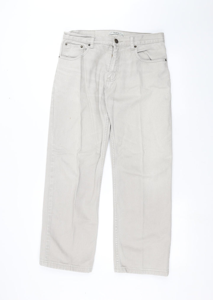 Kensington Womens Grey   Straight Jeans Size 34 in L20 in
