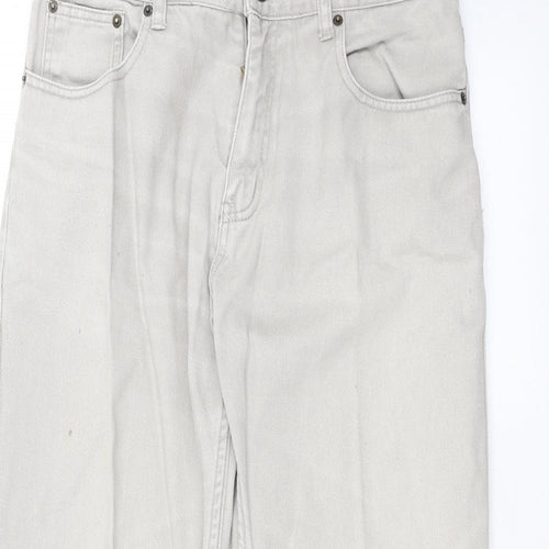 Kensington Womens Grey   Straight Jeans Size 34 in L20 in