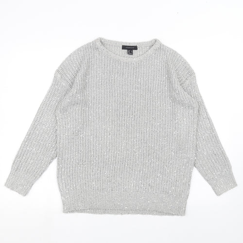 Atmosphere Womens Silver   Pullover Jumper Size L