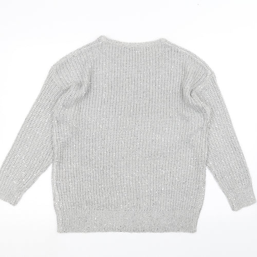 Atmosphere Womens Silver   Pullover Jumper Size L