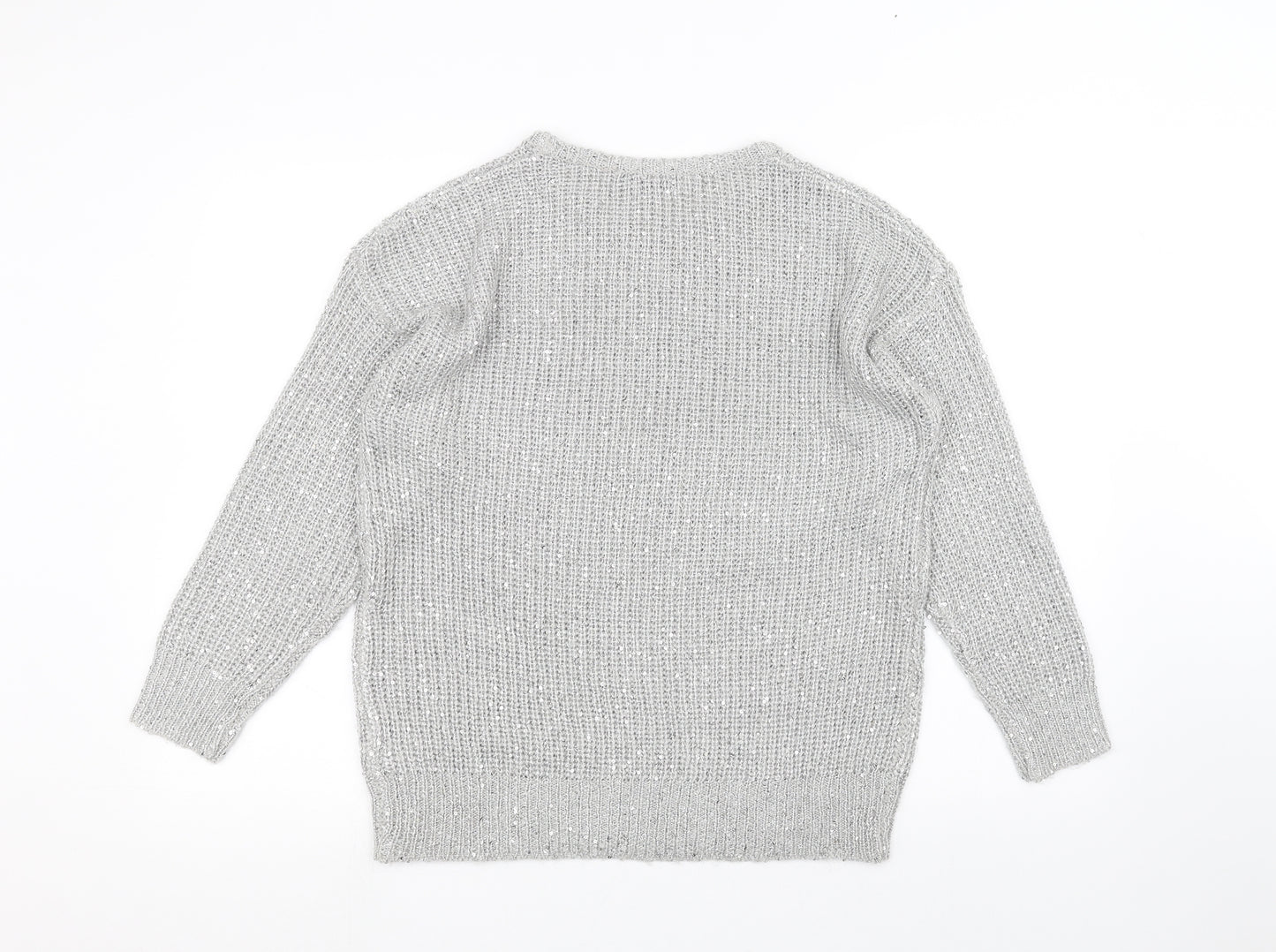 Atmosphere Womens Silver   Pullover Jumper Size L