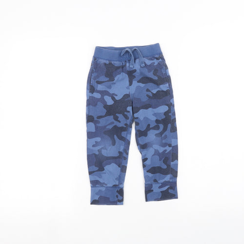Gap Boys Blue Camouflage  Sweatpants Trousers Size 3 Years