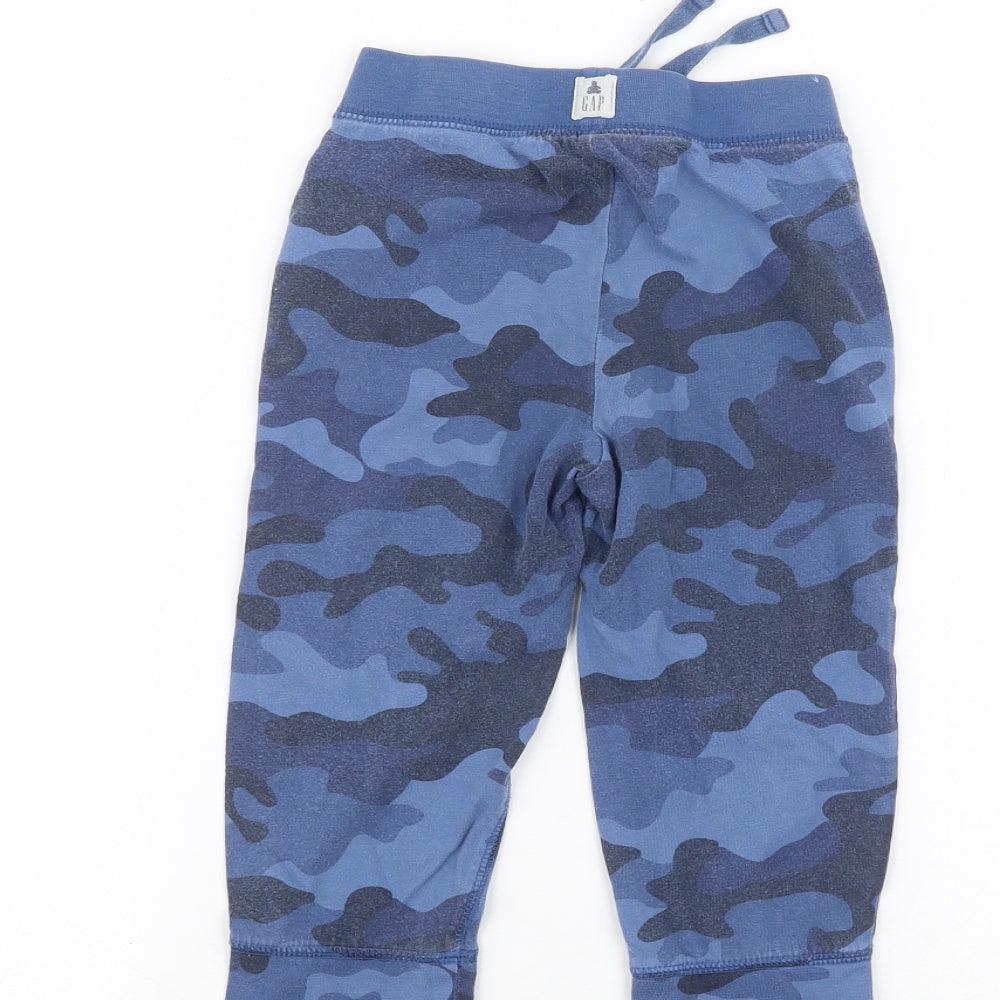Gap Boys Blue Camouflage  Sweatpants Trousers Size 3 Years