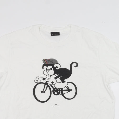 Paul Smith Mens White    T-Shirt Size XL