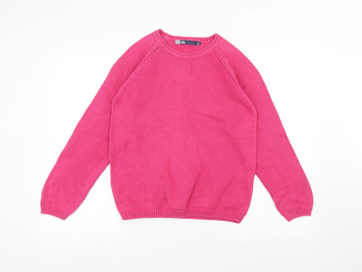 ISLE Womens Pink   Pullover Jumper Size S