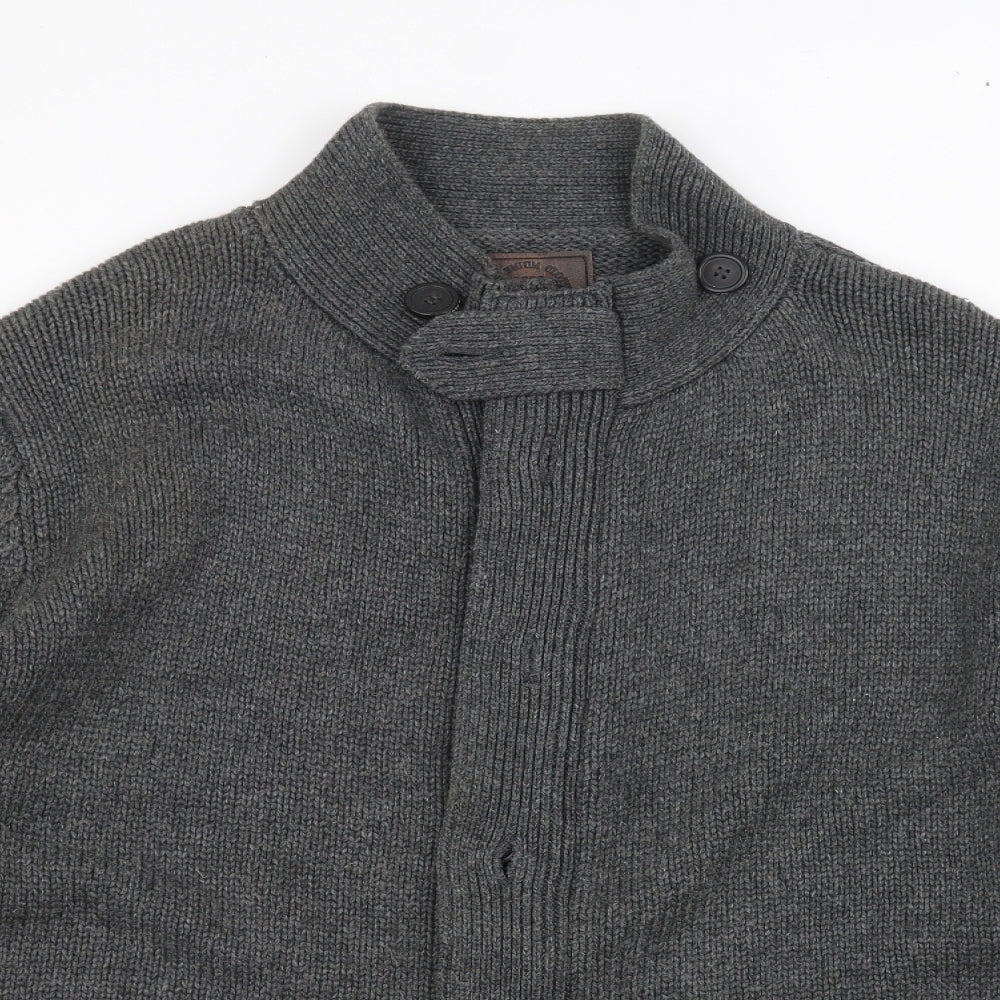 Easy Mens Black   Jacket Coatigan Size XL